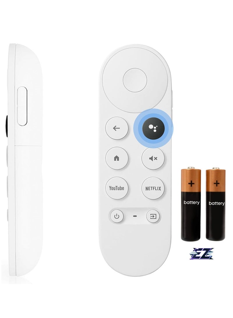 ELTRAZONE Voice Remote Control for Google Chromecast 4K Snow Stream G9N9N Media Player for Google TV GA01920-US GA01919-US GA01923-US (Remote Only) with battery - Image 1