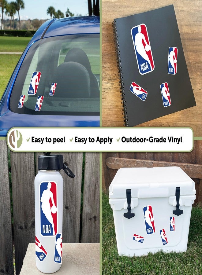 Desert Cactus NBA Main Logo Sticker Officially Licensed Vinyl Decal Official Laptop Water Bottle Car Scrapbook Sheet (Type 3-1) - Image 2
