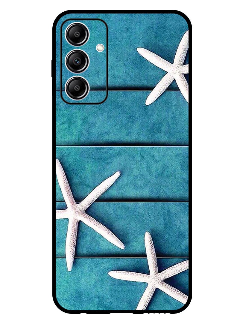 Theodor Protective Case Anti Scratch Shock Proof Bumper Cover For Samsung Galaxy A35 Star Fishes - Image 1