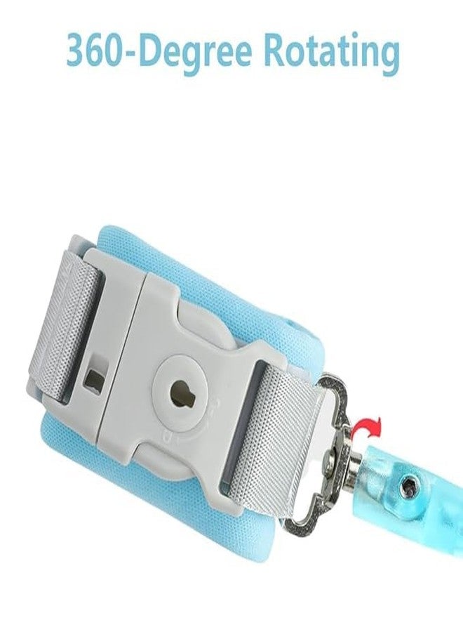 DKWIN Kids Safety Anti Lost Wrist Link with Soft Cushion Straps and Flexible Coil Rope for Outdoor Travel Protection Between Parent and Child - Image 5