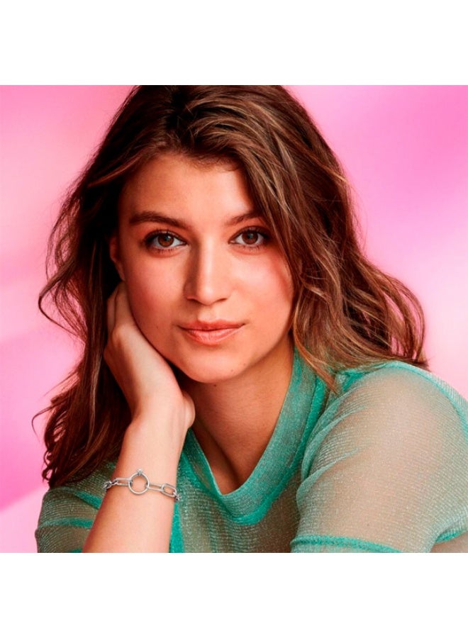 باندورا خاتم الخطوبة من الفضة الاسترليني مع زركونيا مكعب شفاف - Image 3