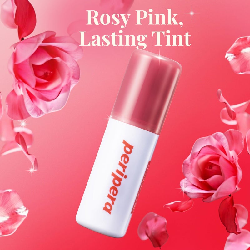 Peripera Ink Peel Off Lip Stain - Long Lasting, Transfer-Proof, Waterproof Korean Lip Tint with Color-Changing Peel-Off Formula (02 DEAR ROSE) - Image 3