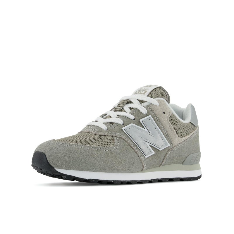 New Balance Kids 574 V1 70s Racing Lace-up Sneaker, Grey/White, 1 M Little Kid (4-8 Years) - Image 3
