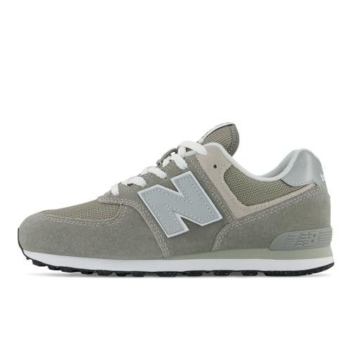 New Balance Kids 574 V1 70s Racing Lace-up Sneaker, Grey/White, 1 M Little Kid (4-8 Years) - Image 4