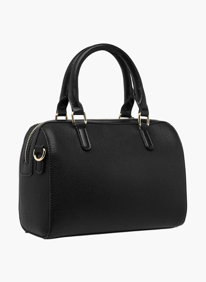 Flora Bella By Shoexpress Women Textured Tote Bag with Handles and Detachable Strap
