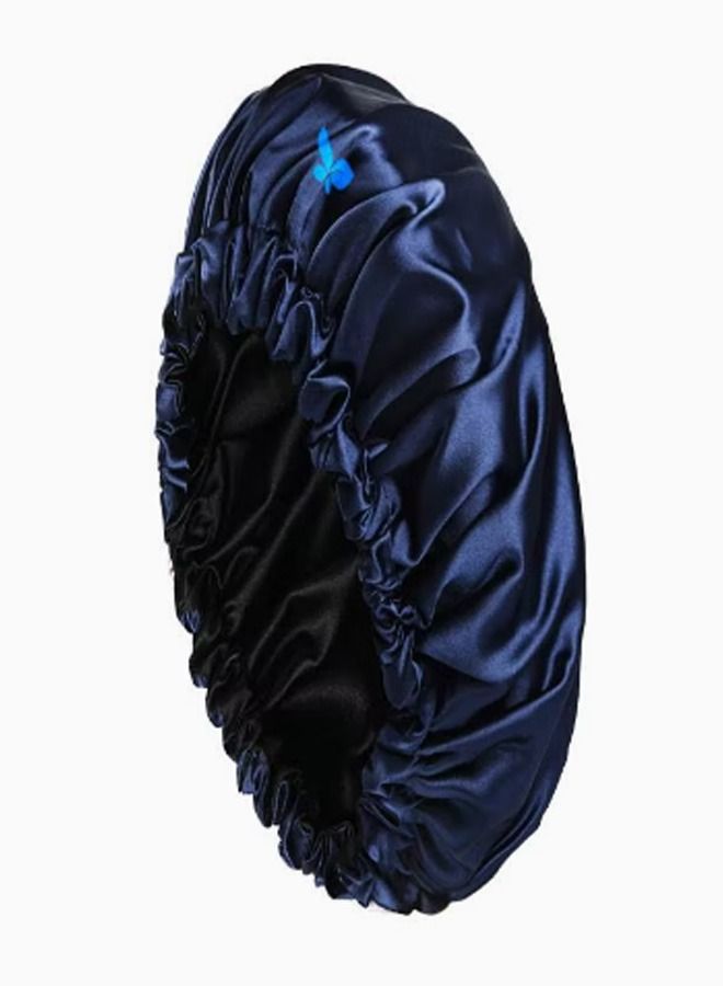 Bless Satin hair bonnet for sleeping in various colors blue   purple   pink burgundy  beige  burgundy - Image 1