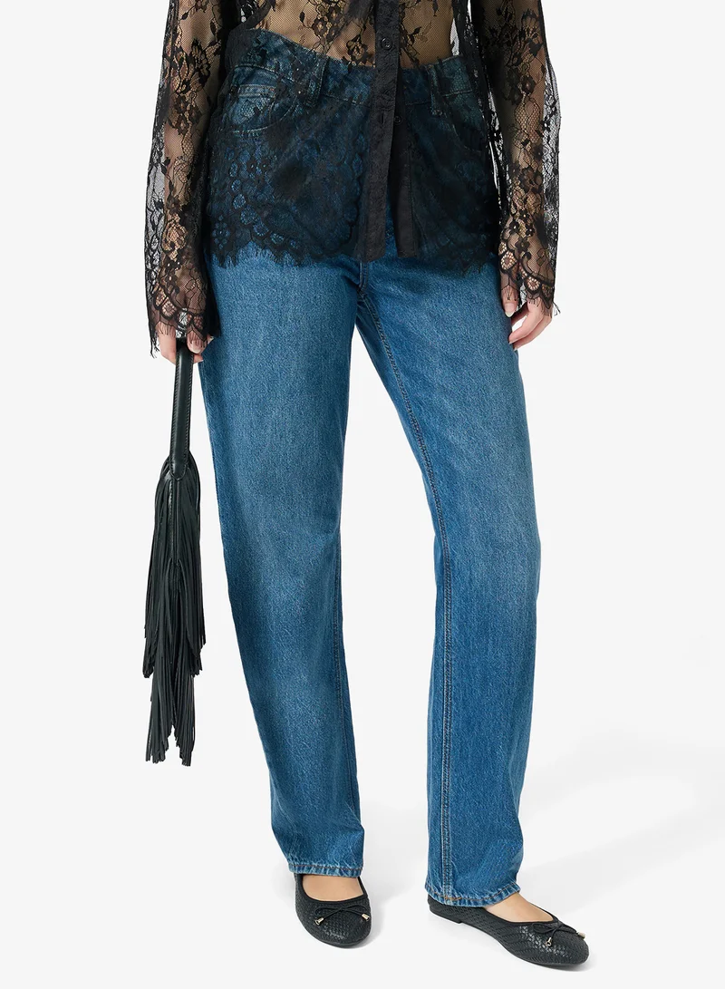 Ginger Black Raffia Ballet Flats for Women | Best Price UAE