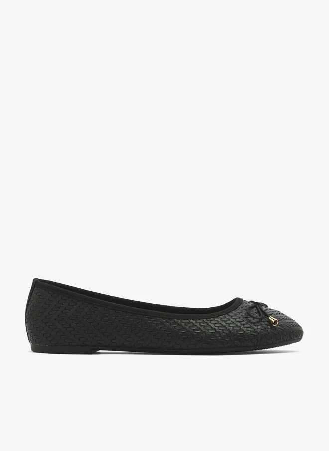 Ginger Raffia Ballet Flats