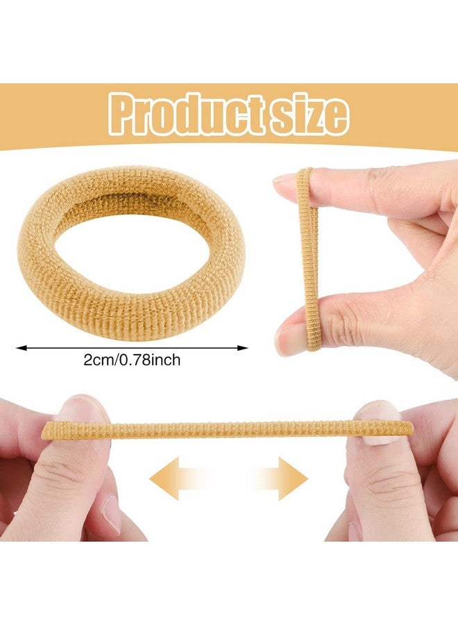 SUN Ring SUNRING Women & Girls Elastic Rubber band, Hair Band Ponytail Holder Headband Accessories Hair Ties (Dark shades) (Pack of 200, Dark shade) - Image 4