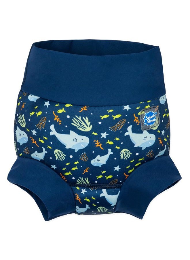 Happy Nappy, Shark Reef, 6-12 Months