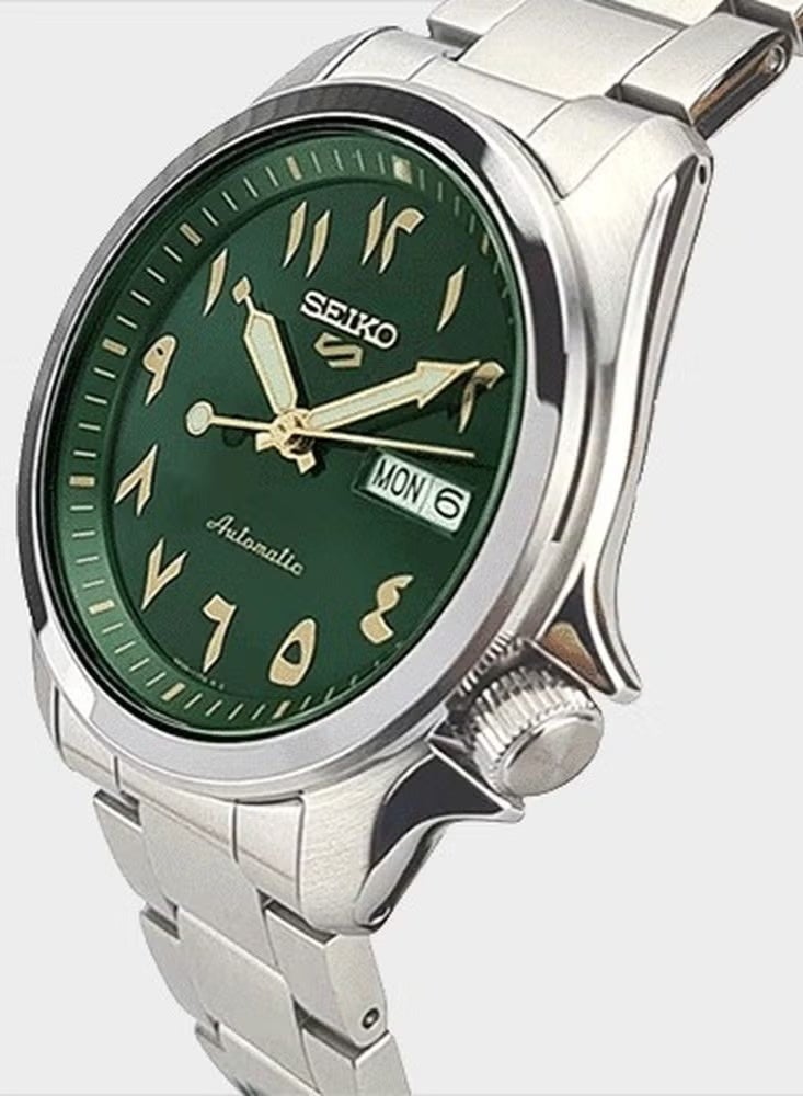 سيكو ساعة سيكو SRPH49K1 أوتوماتيكية للرجال بمينا عربية خضراء نادرة من الفولاذ المقاوم للصدأ - Image 1