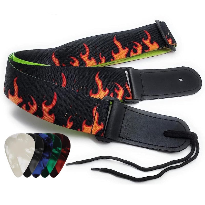 Device Of Urban Infotech Guitar Strap Belt for Acoustic & Electric Guitar Adjustable Buckle Guitar Strap Modern Design Guitar Belt For Acoustic/Bass/Electric Guitars - Image 1