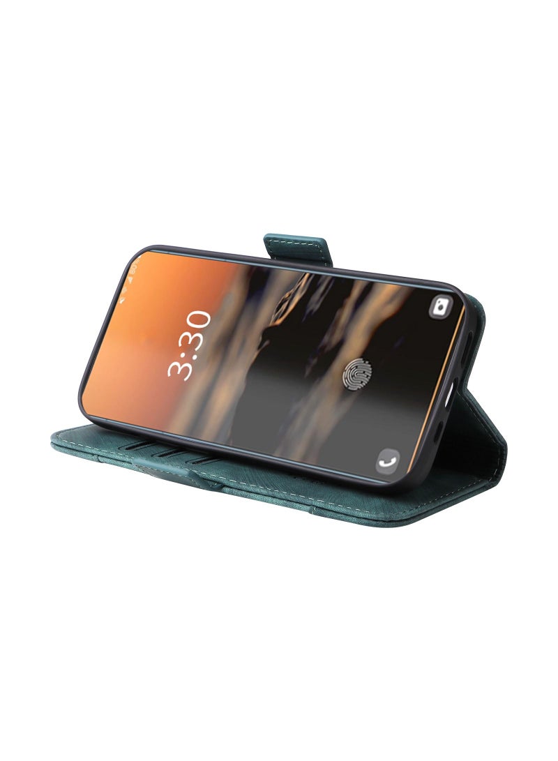 Suteni Flip Cover Card Slots Leather Phone Case for Samsung - Image 2