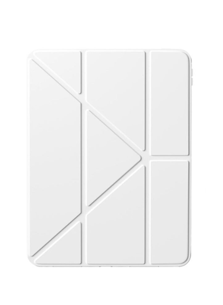 for Honor Pad 9 12.1 Inch Case Cover, Triple Fold Y-shaped Design, Multi Angle, Leather Tablet Cover With Pen Slot, Automatic Wake-up/sleep,White - Image 2
