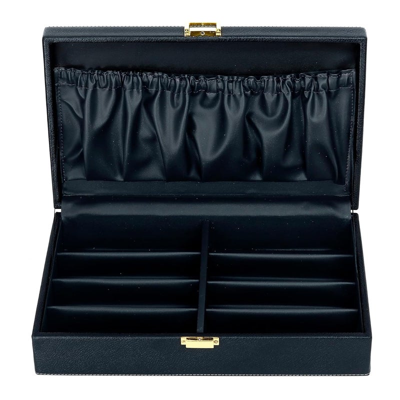 Hard Craft Sunglass Case - 8 Slots PU Leather Eyewear Goggles Box Organizer for Men and Women Collection - Image 2