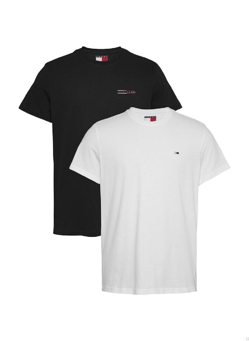TOMMY JEANS Slim Cotton T-Shirt - Pack  - Image 1