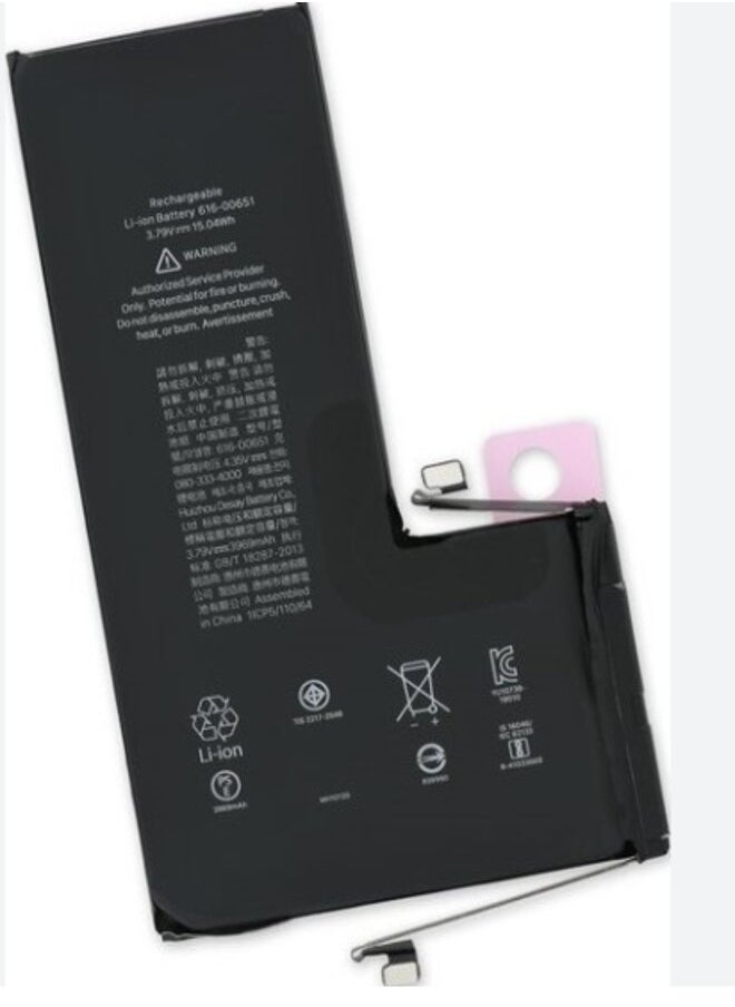 NYORK - 3580.0 mAh Replacement Battery For Apple iPhone 11 Black - Image 1