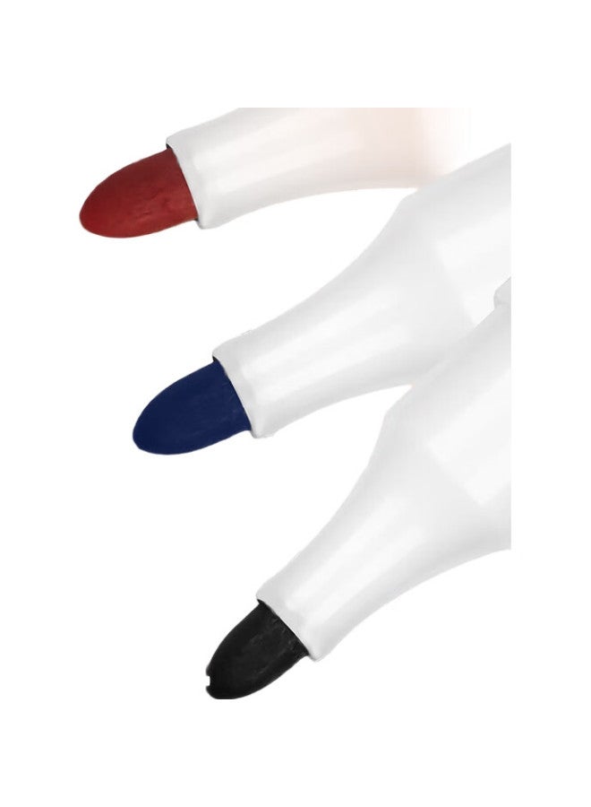 Deli Red Erasable Whiteboard Markers, Smooth Writing, Easy To Erase, For Office Meetings, Teacher'S Teaching, Training, Student Stationery, 10 Pcs/Box, S536 - Image 1