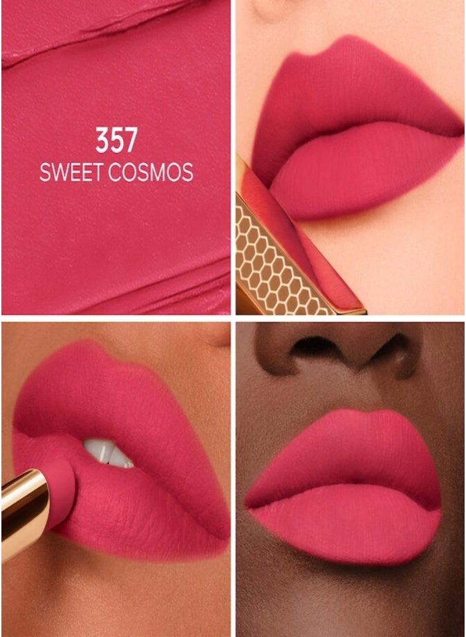 GUERLAIN Kiss Kiss Blur Matte Long-Wearing Lipstick 1.85g – 357 Sweet Cosmos Soft Matte Lip Color - Image 2