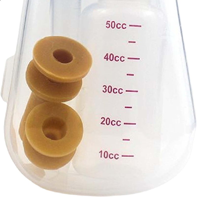 5X Newborn Cat Drinking Bottle Replacement Pink Dropper - Image 3