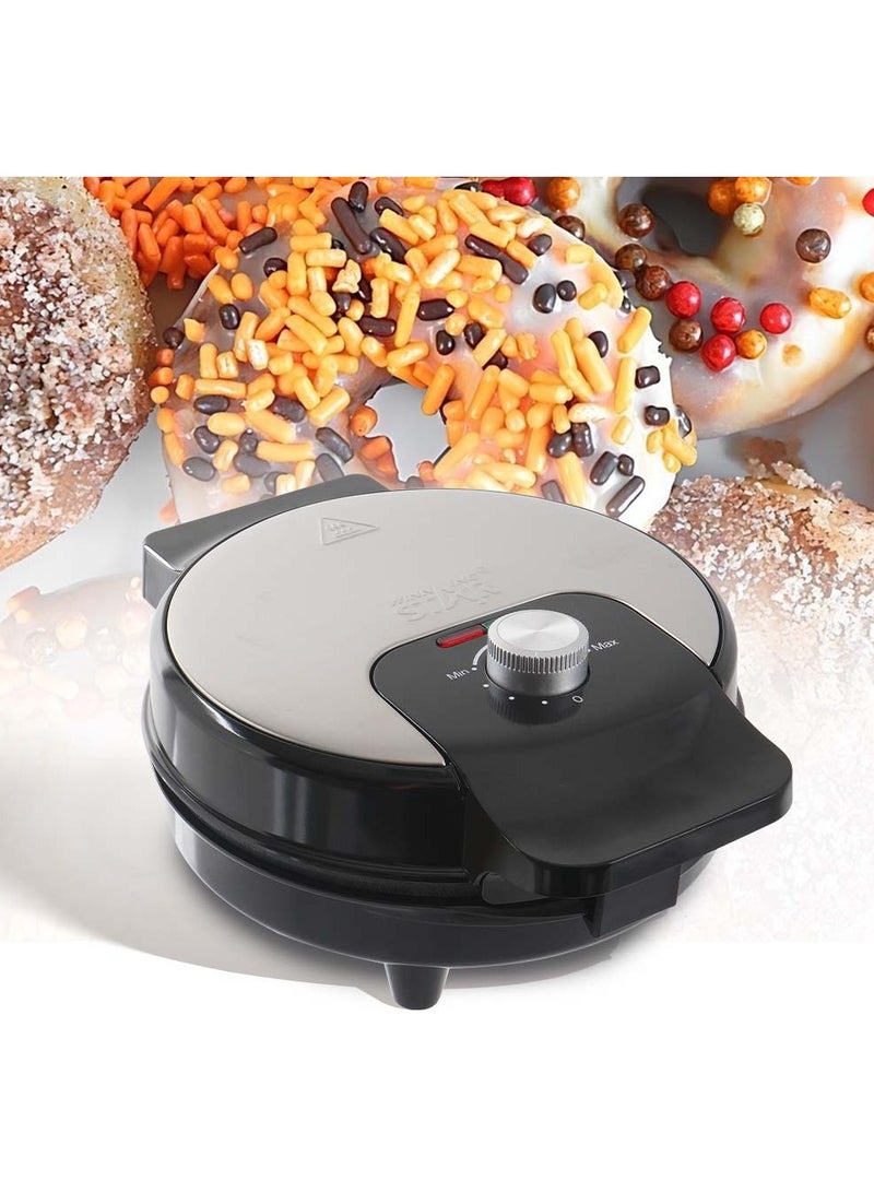 Winning Star Mini Donut Maker Machine for Home, 1000W Double-Sided Heating Makes 7 Doughnuts with Non-Stick Surface for Kid Breakfast, Snacks, Desserts - Image 4