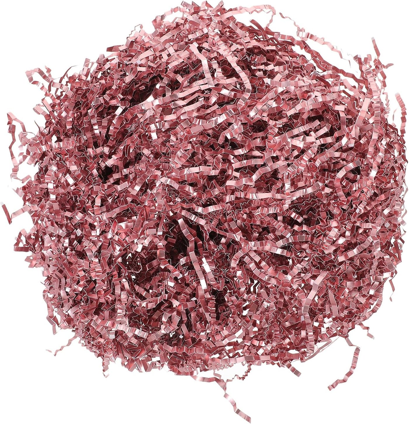MAGICLULU Shredded Paper Filler Basket Filler 100g Colored Crinkle Cut Wrapping Paper Double-sided Rose Gold for Box Packing and Basket Decoration