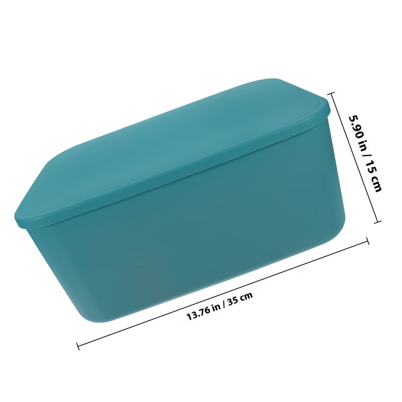 📦 صندوق تخزين قابل للطي بسعة كبيرة لتنظيم الأغراض بتصميم قابل للتكديس مع غطاء - Image 2