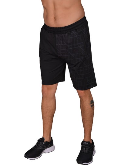 Joma Micro Dark - Men's Black Lycra Sports Shorts - 4231409  - Image 1