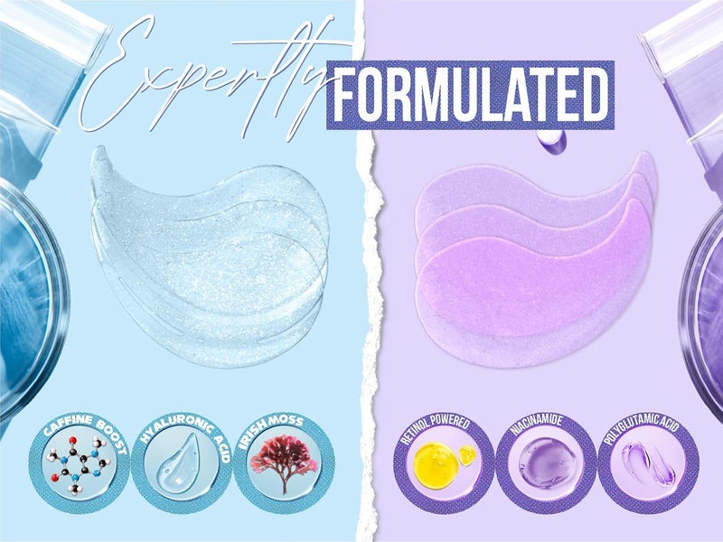 Tintark ULTIMATE HYDROGEL EYE MASK 28 Pairs Under Eye Patches Rejuvenate Eye Area Reduce Dark Circles Puffiness Tiredness Bags Gel Pads Brightening Plumps Fine Lines - Image 5