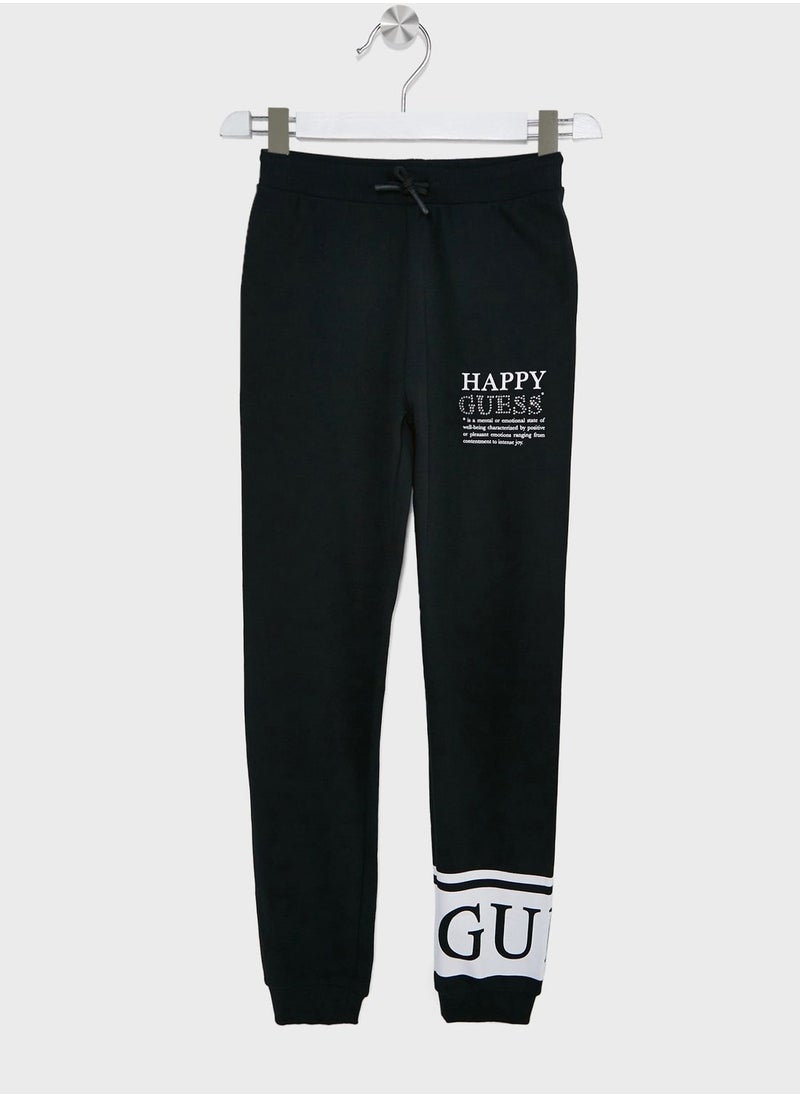 GUESS - Kids Essential Sweatpants - Image 1