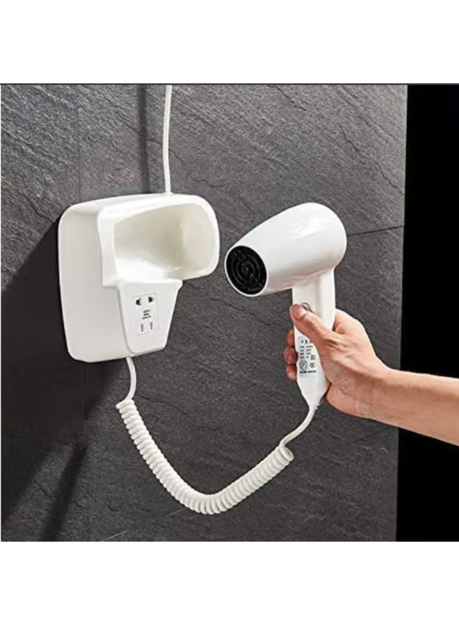 sokany SK-2217 Wall Mounted Hair Dryer Professional Bathroom Blow Dryer with Powerful Motor Multiple Heat and Speed Settings for Hotels Salons and Home Use Space Saving Design White Electric Wall Mounted Hair Dryer with Quiet Operation Overheat Protection and Easy Maintenance System for Fast Efficient Daily Hair Drying - Image 3