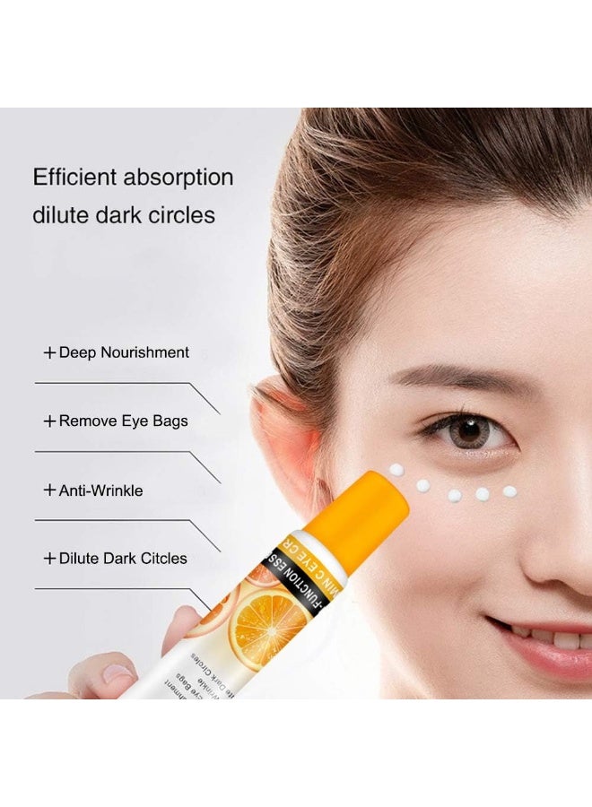 Disaar Anti-aging Anti Wrinkle Vitamin C Hyaluronic Acid Deep Nourishment Whitening Eye Cream - 25ml - Image 2