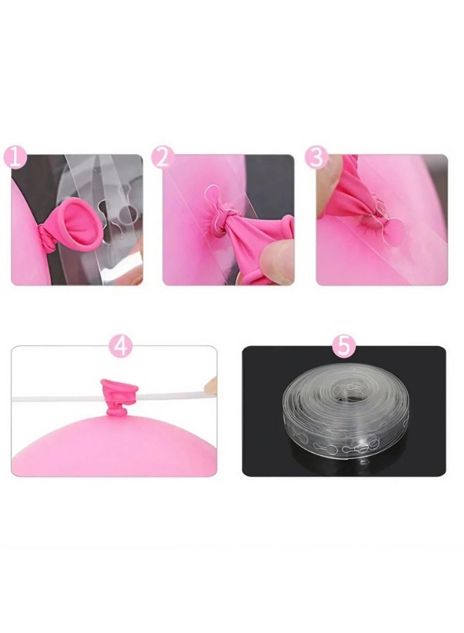 2 Rolls Balloon Chain, Balloon Arch Garland Decorating Strip Tape, 5 meter - Image 2