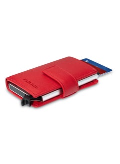 POLICE Javlon Vegan Leather & Alloy Men's Automatic Card Case, RFID Safe  - Image 2
