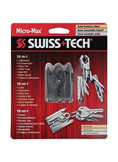 Swiss+Tech Micro-Max 19-In-1 Stainless Steel Micro-Tool Silver