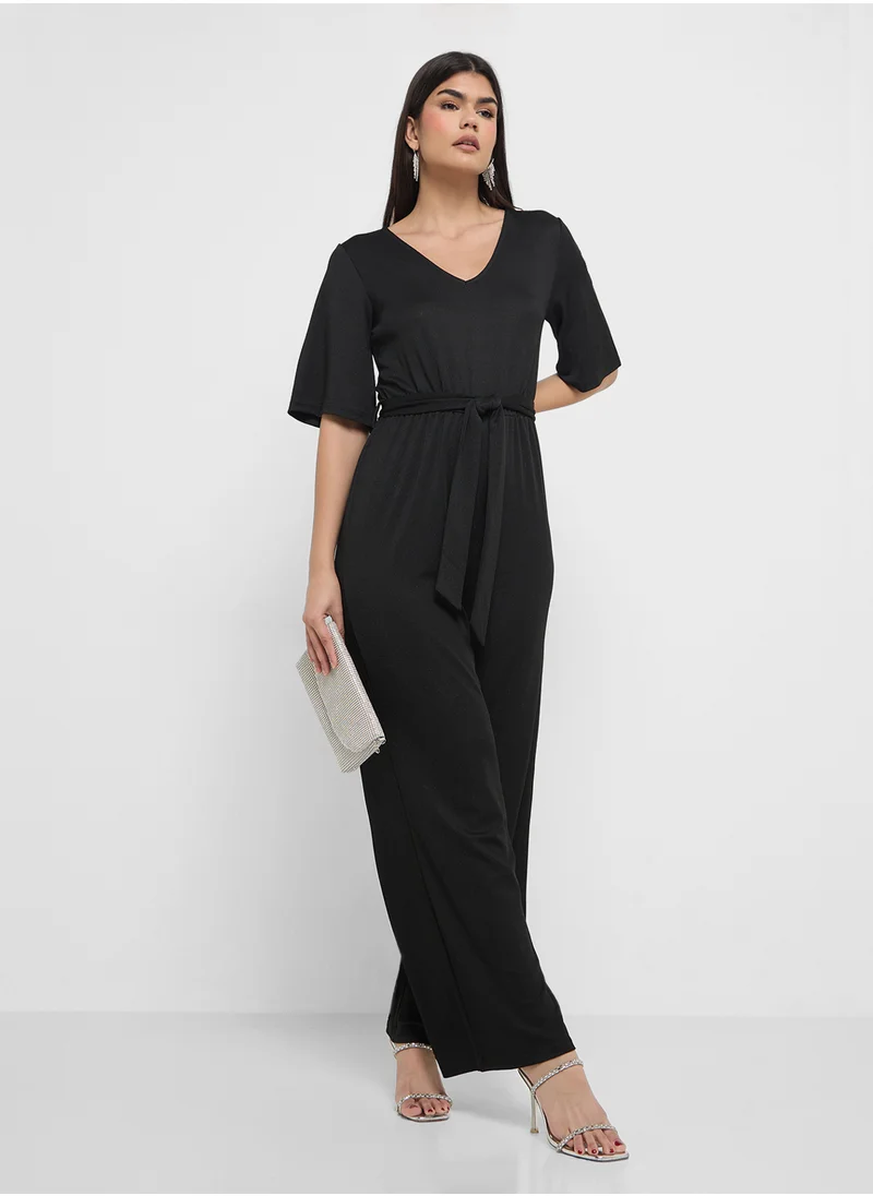 فيرو مودا Glitter High Waist Jumpsuit