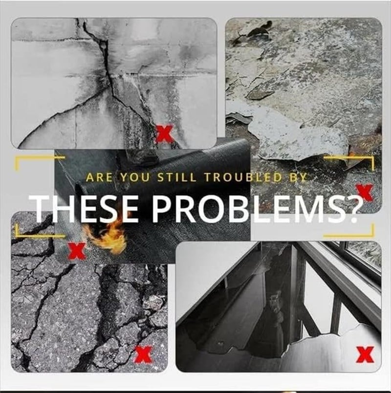 KASTWAVE Super Strong Aluminum Foil Butyl Tape, Super Waterproof Tape Self Adhesive Adhesive Tape Kitchen And Bathroom House Roof Mending Materials For Pipes Patch Holes (15Cm - Image 4