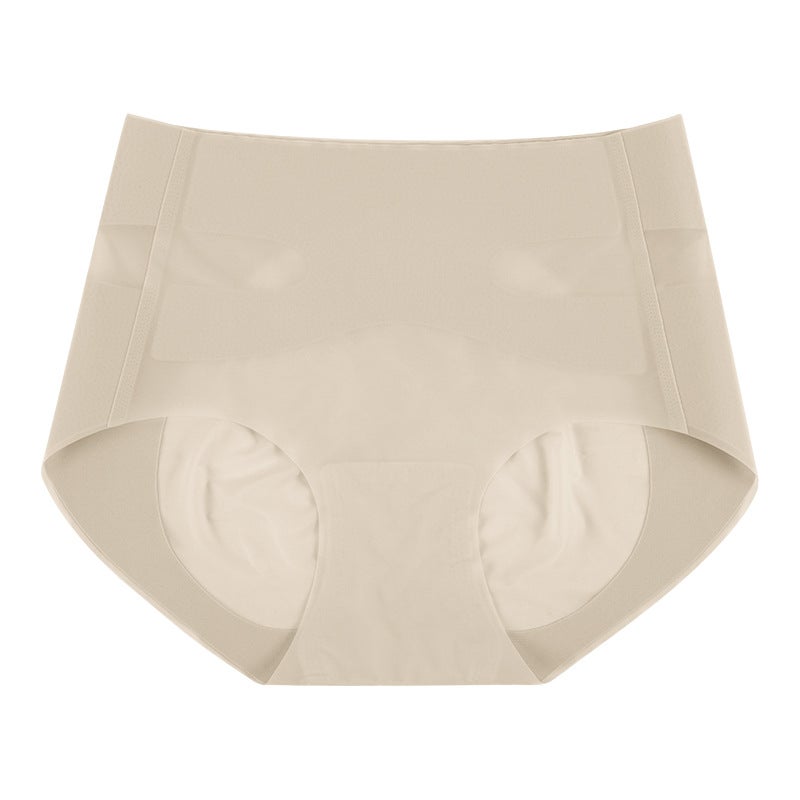 Ultra-Thin Lycra Cool Ice Silk Seamless Push-Up Bra Oat Ash (panties)