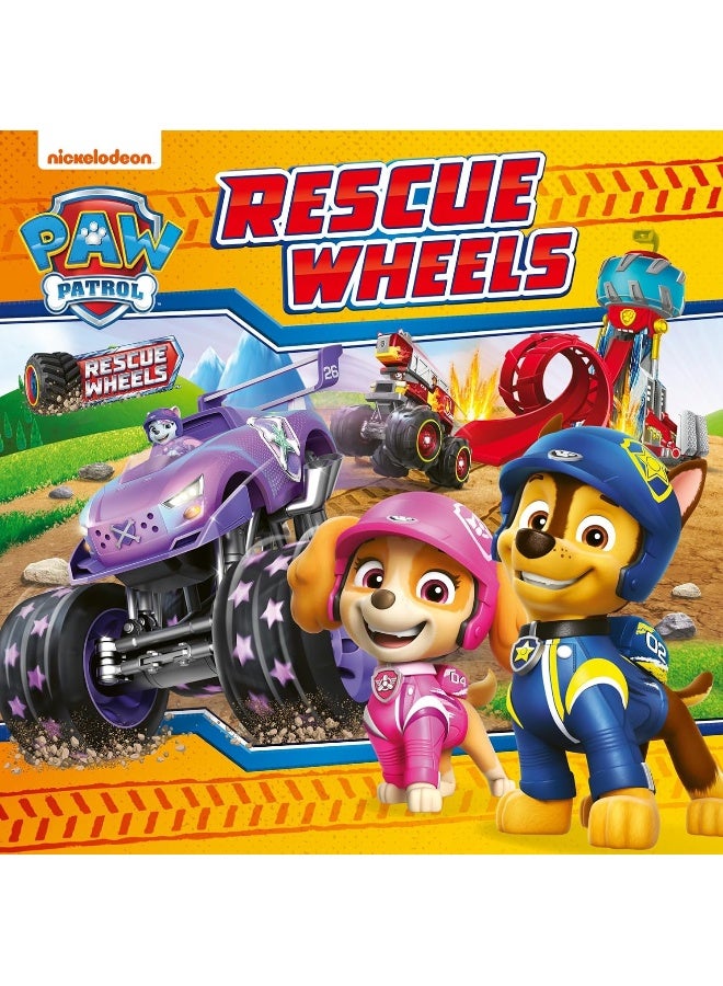 PAW Patrol Rescue Wheels Picture Book: Join Nickelodeon’s PAW Patrol in a new monster truck rescue adventure. The perfect gift for fans aged 4+. - Image 1