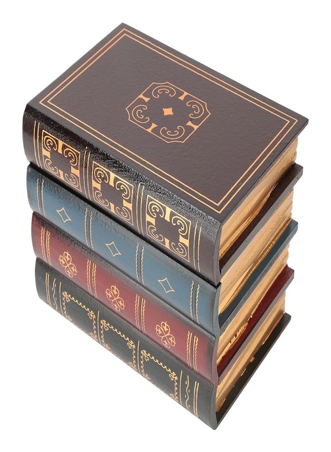 Hongzer Book Safe, European Style Decorative Fake Book, Hollowed Out Decorative Faux Books, Compartment Box for Storage - Hide Jewelry, Money, Valuables, and More, Home Decor(#2) - Image 1
