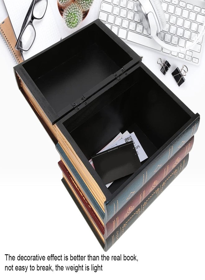 Hongzer Book Safe, European Style Decorative Fake Book, Hollowed Out Decorative Faux Books, Compartment Box for Storage - Hide Jewelry, Money, Valuables, and More, Home Decor(#2) - Image 5