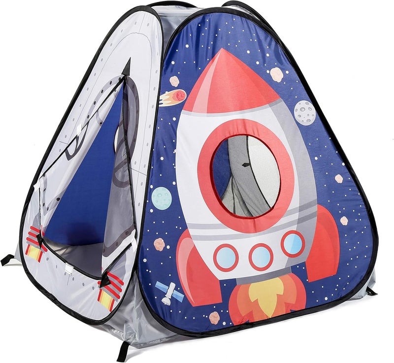 U-tex 3pc Space Astronaut Pop Up Play Tents with Tunnels for Kids, Boys, Girls, Babies and Toddlers, Indoor/Outdoor Playhouse –Stem Inspired Design W/Solar System & Planet - Image 4