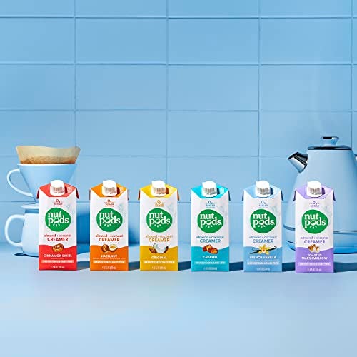 nutpods Coffee Cake Unsweetened Dairy-Free Creamer, Made from Almonds and Coconuts, Whole30, Keto, Gluten Free, Non-GMO, Vegan, Kosher (12-Pack) - Image 5