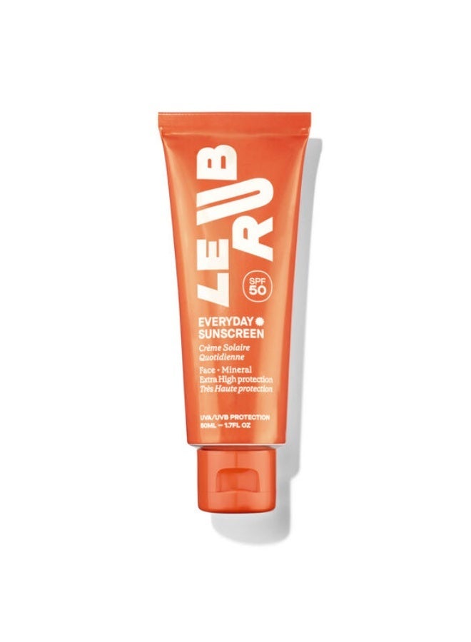 Le Rub Everyday Sunscreen Spf50  50 ML - Image 1