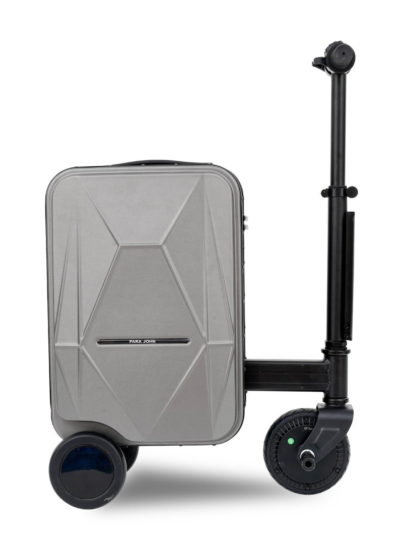Parajohn Etro Cabin Size 20 inches Rideable Aluminum + Polycarbonate Rechargeable Electric Suitcase Scooter - Image 2