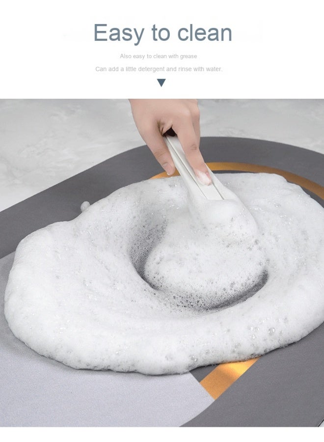 آنا حماية سطح المطبخ 30x40 سم لمزلاج صينية المطبخ والمجفف غير القابل للغسل - Image 2