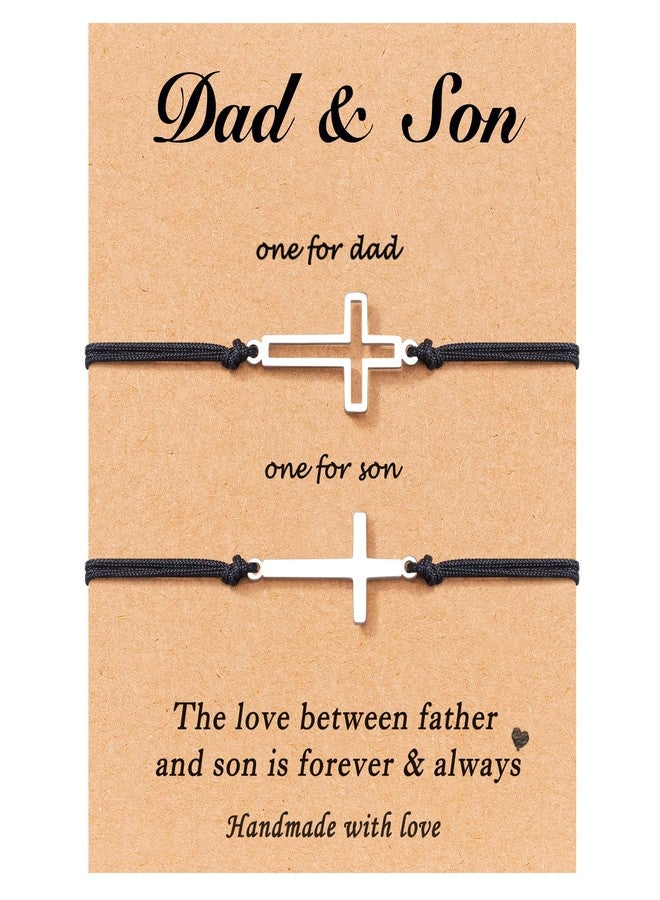 Tarsus Father Son Bracelets Dad Gifts Fathers Day Christmas Easter Gifts for Dad Son - Image 1