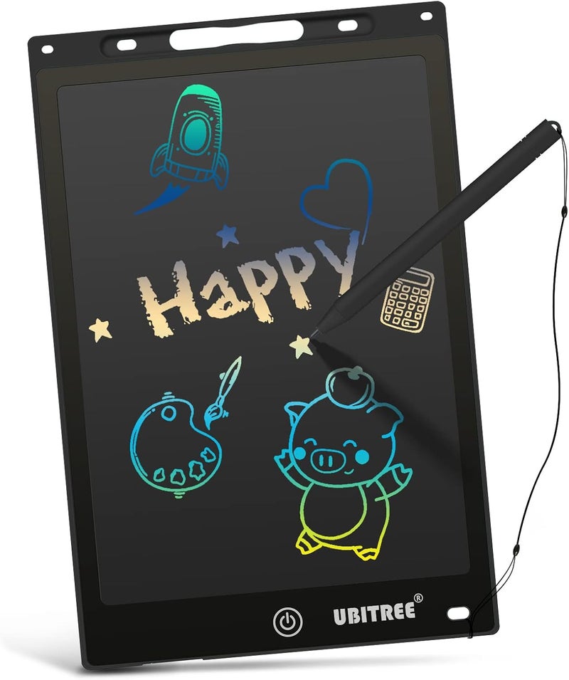 LCD Writing Tablet for Kids, 12 Inch Electronic Drawing Board Digital Writing Pad with Colorful Screen, Erasable Doodle Board Handwriting Drawing Tablet Educational Toy Gift for Boys Girls - Image 1