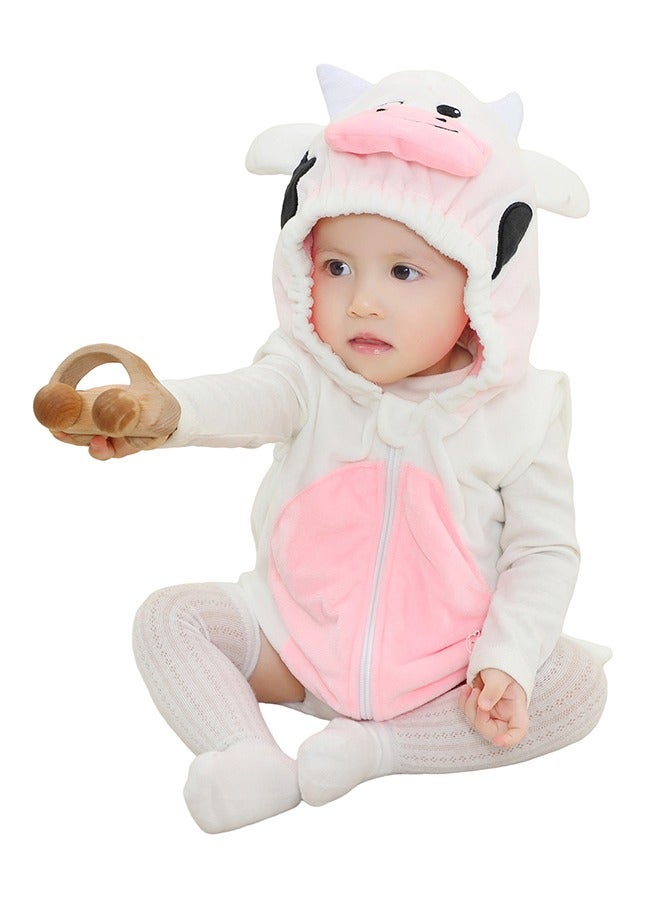 Newborn Baby Hooded Rompers Unisex Jumpsuit Pajamas Baby Boys and Infant Girls Animal Costume for Infant 0-24 Months - Image 1