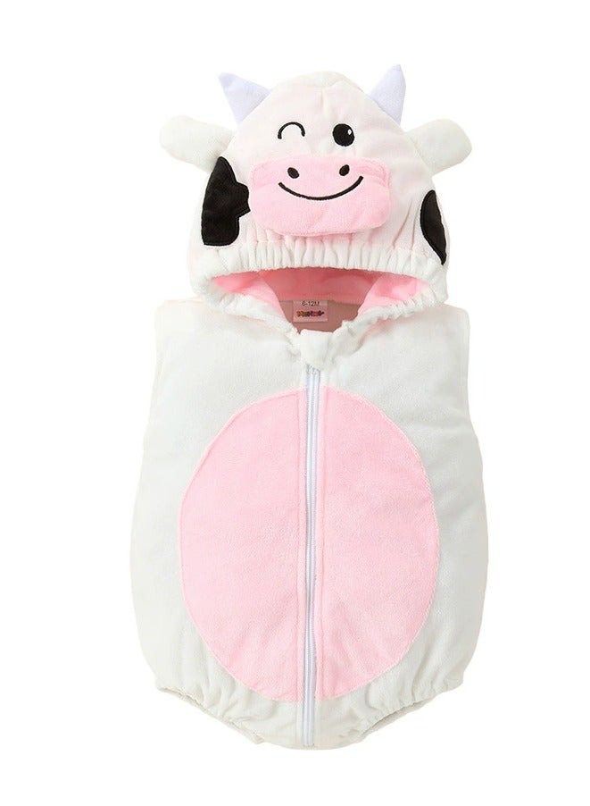 Newborn Baby Hooded Rompers Unisex Jumpsuit Pajamas Baby Boys and Infant Girls Animal Costume for Infant 0-24 Months - Image 3